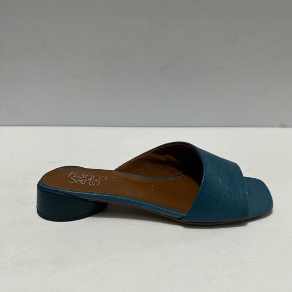 Franco Sarto Women's Leslie Sandals blue Leather Size 7.5m - Picture 3 of 8